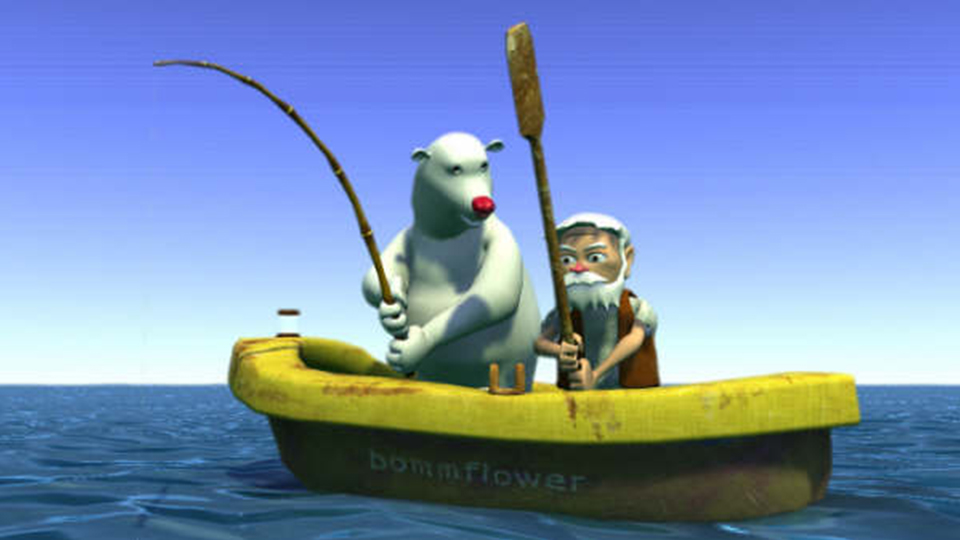 熊と年寄りと海