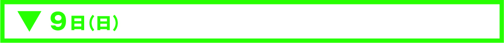 11月9日(日)